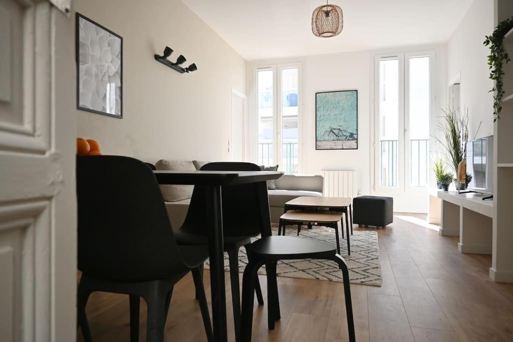 Magnifique Appartement T4, Plage Des Catalans Марсель Экстерьер фото